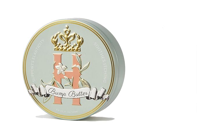 Bump Butter: 100% Natural Whipped Cocoa Butter Formula for Growing Baby Bumps - Soothing & Nourishing with Neroli & Frankincense - 3.4 Fl Oz/100 ML-BrightBean Baby