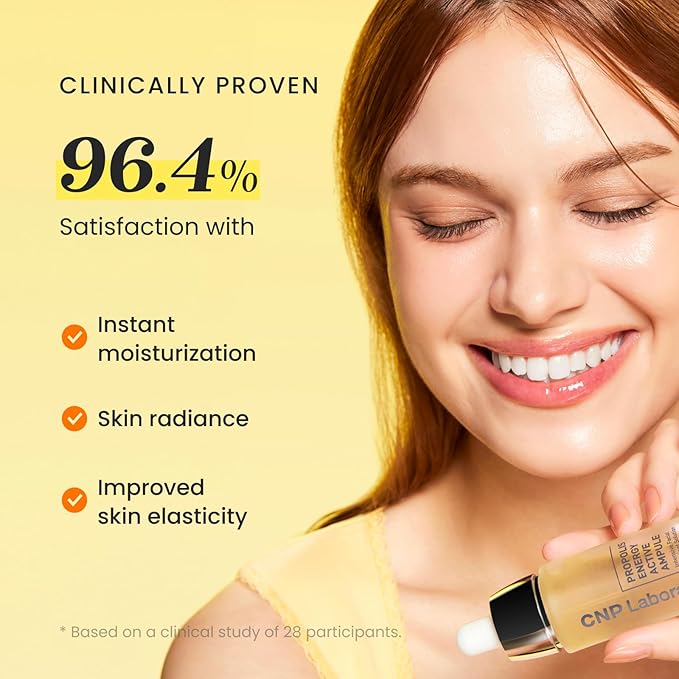 CNP Honey Glow Serum - Hyaluronic Acid & Propolis for Hydrating, Anti-Aging, Centella Soothing Serum, for Sensitive Skin, Korean Skin Care (0.5 fl. oz)-BrightBean Baby