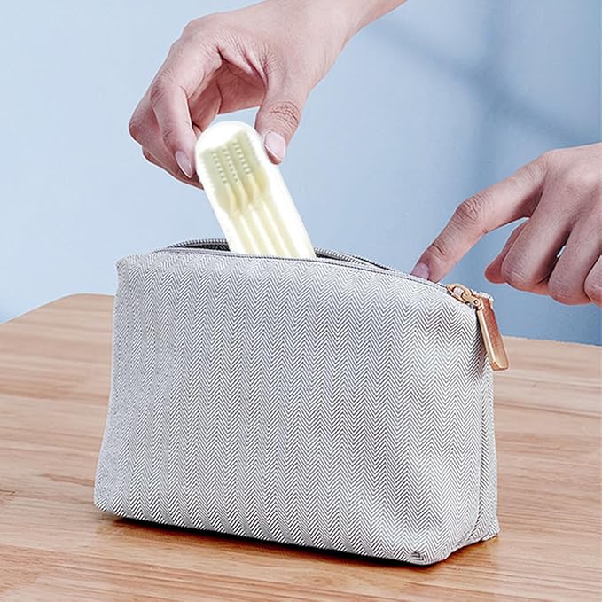 Nasal Hair Cutter, 2025 Upgraded Double Sided Noses Hairs Knife, 360° Rotating Portable Manual Nose Hair Trimmer, Noses Hairs Remover for Women Men Travel Essentials (Dark Green, 6 Pcs)-BrightBean Baby