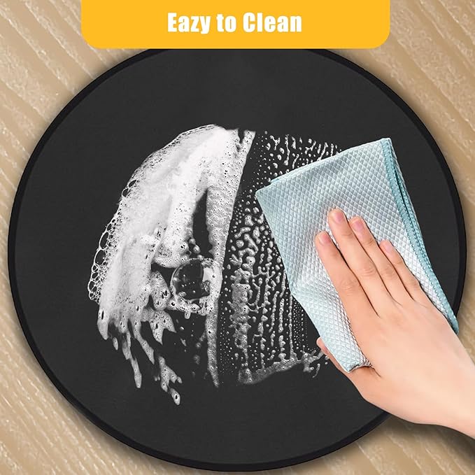24" Round Grill Mat - Fireproof Heat Resistant BBQ Pad