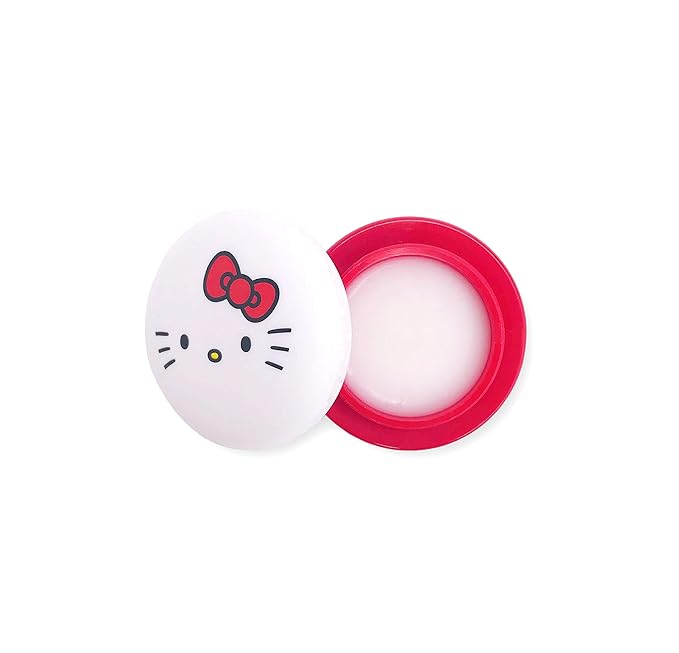 The Crème Shop x Sanrio Macaron Lip Balm (Hello Kitty Mixed Berry) Korean Cute Scented Pocket Portable Soothing Advanced Must-Have on-The-go-BrightBean Baby