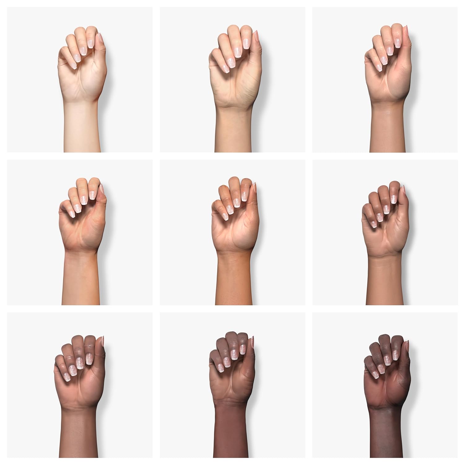 Double Rhythm 15ML No Wipe Gel Top Coat Base Coat Iridescent Glitter Shimmer 2 in 1 Nail Polish Soak Off Manicure DIY Home Salon (Silver Top Coat)-BrightBean Baby