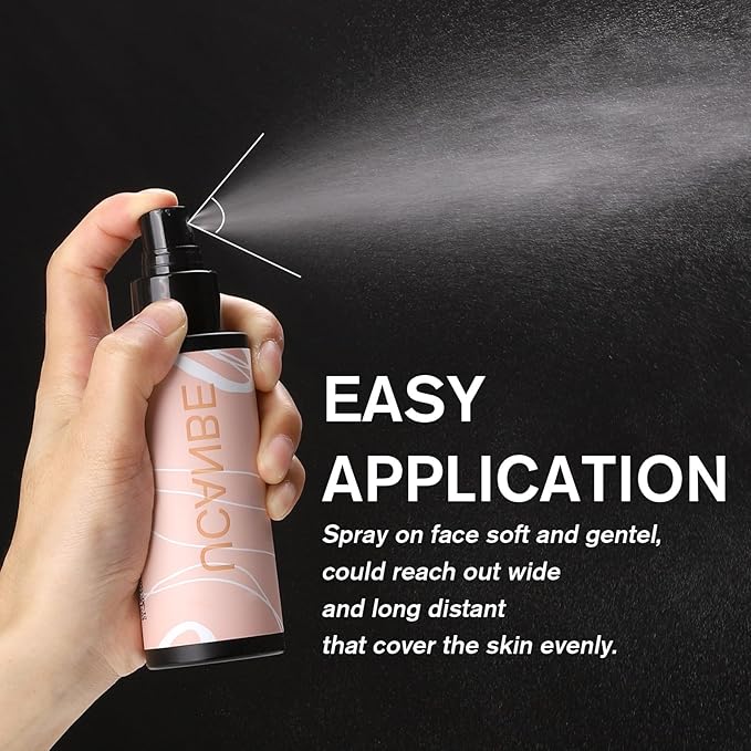 UCANBE Ultra Matte Makeup Setting Spray for Oily Skin, Long Lasting Finishing Spray for Face Make Up, Weightless Mattifying Setting Mist, 3.38 Fl.oz-BrightBean Baby