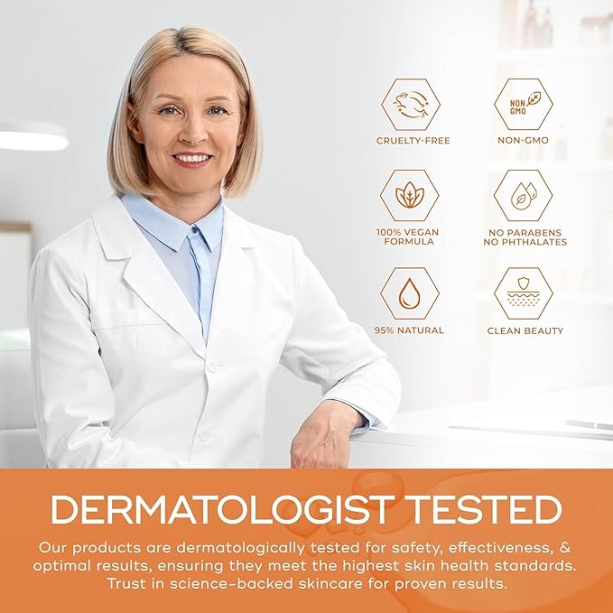 Serum & Face Mask Set, Vitamin C & Collagen & Hyaluronic Acid Value Set - Anti-Aging, Hydrating - Clean Beauty Ingredients, Cruelty-Free Korean Skin Care - Set of 3-BrightBean Baby