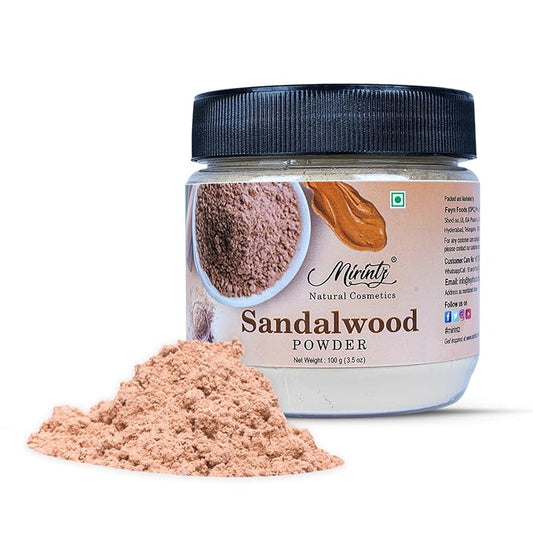 100% Natural Sandalwood Powder | (3.5 Oz) Chandan Powder for Women & Men | Herbal Sandalwood Powder for Face & Skin | Ayurvedic Face Pack for Glowing Skin, Tan Removal Mask & Natural Face Pack-BrightBean Baby