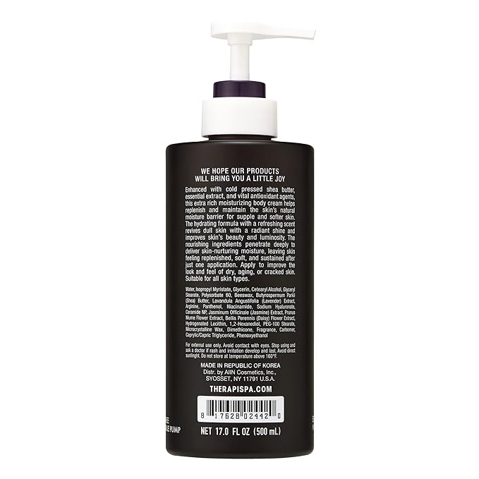 Scented Body Lotion for Women – Calming Moisturizer with Shea Butter, Ceramides & Panthenol to Soothe & Comfort Dry Skin – Suitable for All (Lavender, 17.0 fl oz)-BrightBean Baby