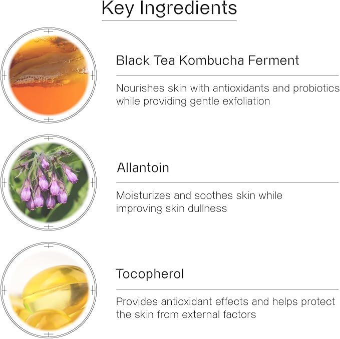 Oganacell Bio Actiome Toner with Kombucha and Probiotics | Boosts Radiance and Corrects Dark Spots | Alcohol-Free Essence for All Skin Types, Dull Complexion | 4.05 fl.oz-BrightBean Baby