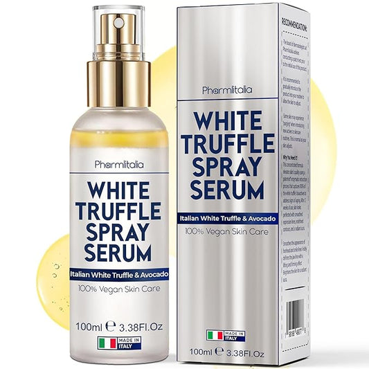 Italian White Truffle Spray Serum - Vegan Skin Care - Face Mist Hydrating Spray with Avocado & White Truffles - Face Serum for Radiant Skin - 3.38 Fl Oz-BrightBean Baby