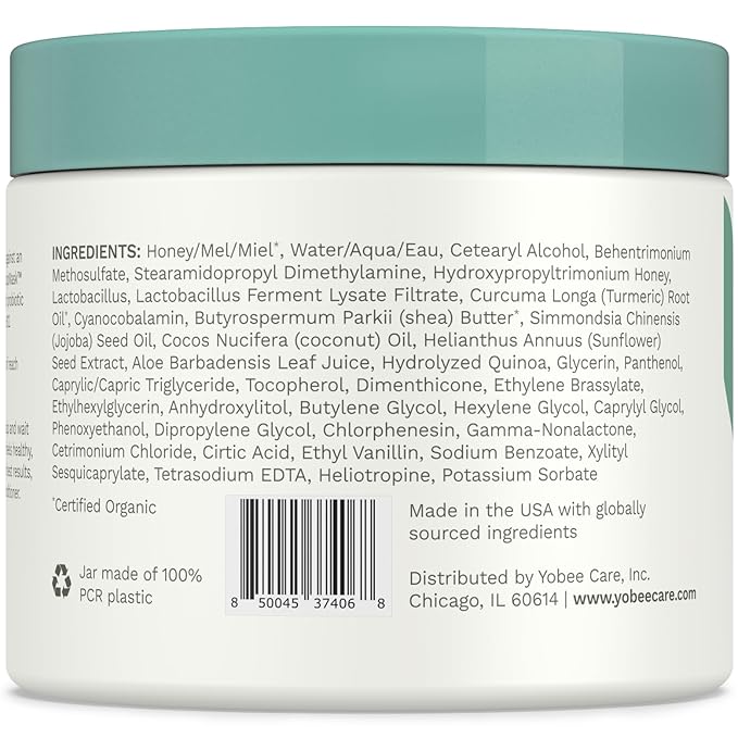 Yobee Ultra Gentle Soothing Scalp Mask - Dry Scalp Treatment Hair Mask Safe For Sensitive Baby Skin - Probiotic Infused - For Sensitive Scalp & Cradle Cap - For Babies, 4 fl oz-BrightBean Baby