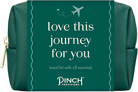 Pinch Provisions Travel Kit, includes 18 Must-Have Emergency Essential Items for Travelling, Ideal Road Trip or Airport Gift for Friends, Family & Peers, Portable Pouch-BrightBean Baby