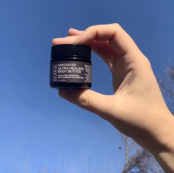 Ora's Amazing Herbal Unscented Moisturizer Travel Set, Touchy Skin Salve, Unscented Body Butter & Body Oil Set, Travel Size, Eczema and Senstivie Skin-BrightBean Baby