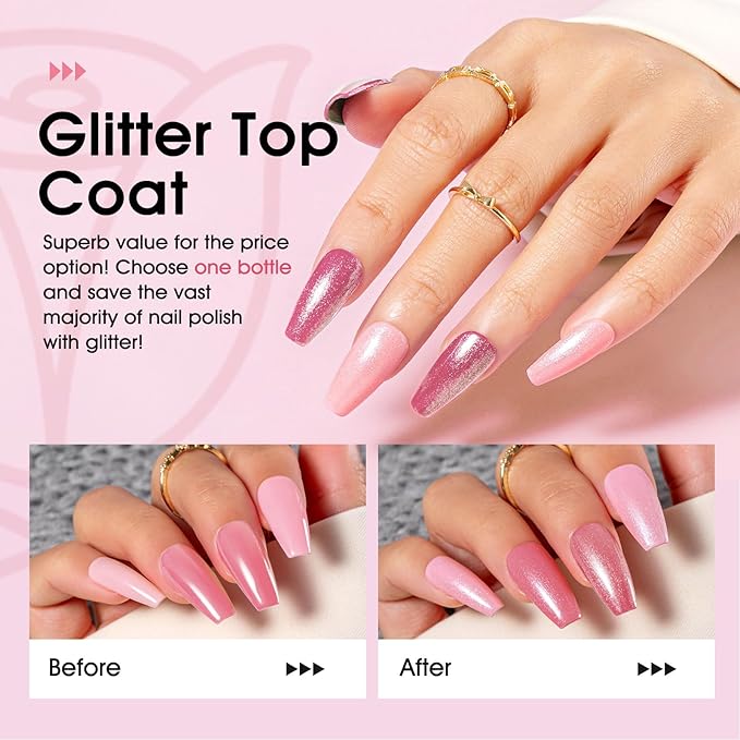 ROSALIND Jelly Gel Polish Set with Matte and Glitter Gel Top Coat, 6 Translucent Colors Neutral Sheer Milky White Nude Pink base Gel Nail Polish set Nail Art DIY at Home-BrightBean Baby