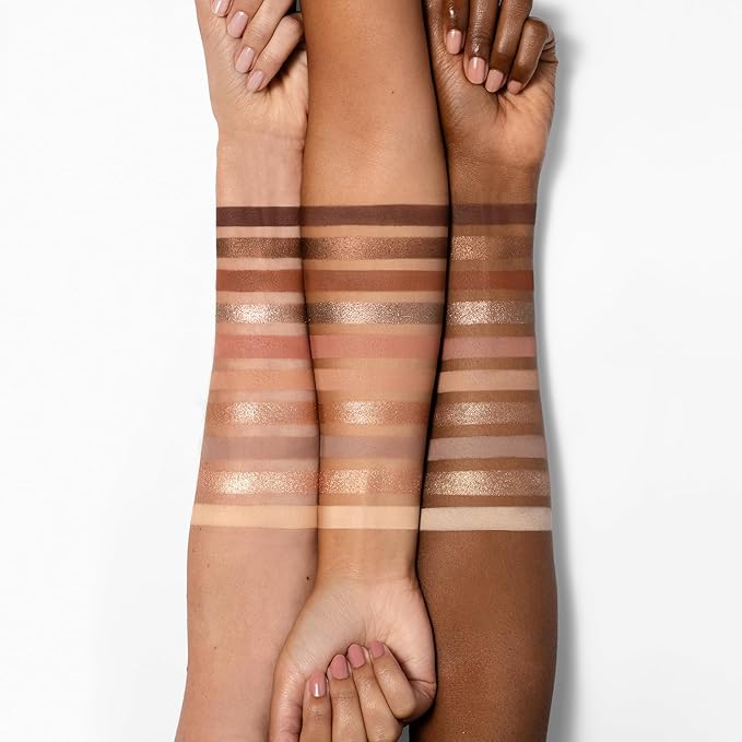 e.l.f. Perfect 10 Eyeshadow Palette, Ten Ultra-pigmented Shimmer & Matte Shades, Vegan & Cruelty-Free, Keep It Ethereal-BrightBean Baby