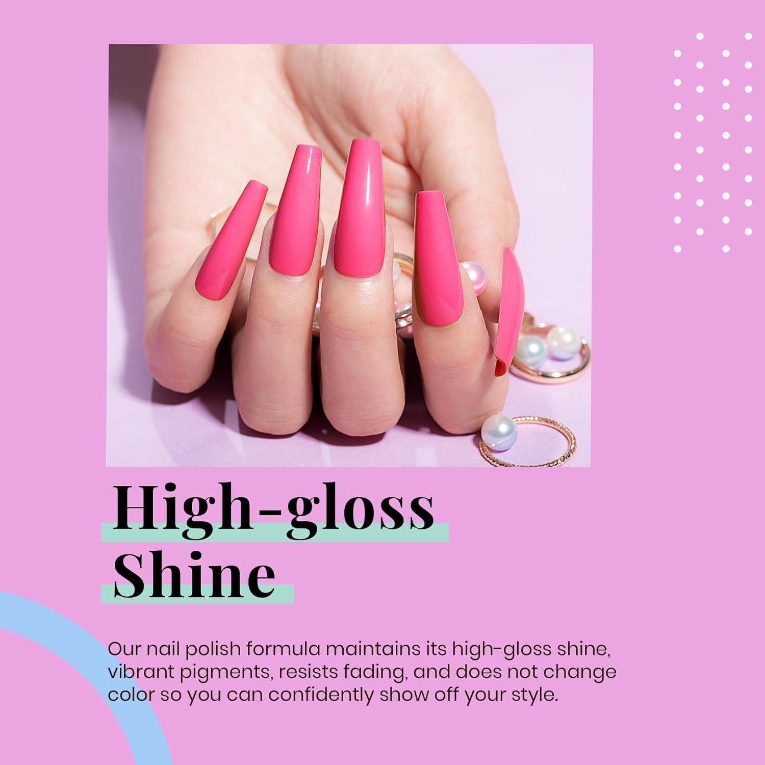 Beetles Hot Pink Gel Nail Polish 1Pcs 15ml Neon Pink Gel Nail Polish Bright Color Soak Off Uv LED Nail Lamp for Women DIY Manicure Gifts for Mom-BrightBean Baby