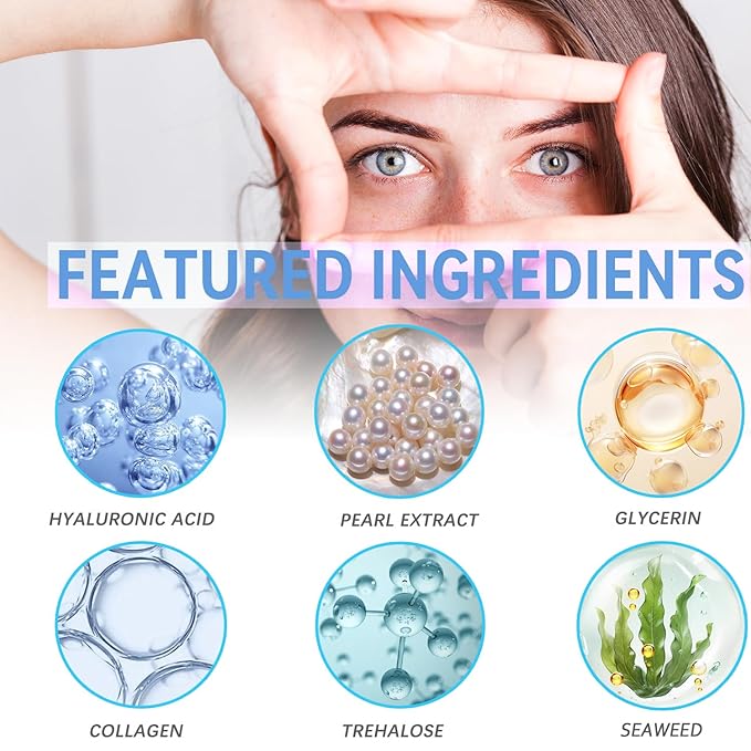 28 Pairs Collagen Eye Mask, Anti Wrinkle Eye Patches for Puffy Eyes and Dark Circles, Natural Marine Collagen Eye Gel Pads for Puffiness, Eye Treatment Skin Care for Puffiness Wrinkle Eye Bags-BrightBean Baby