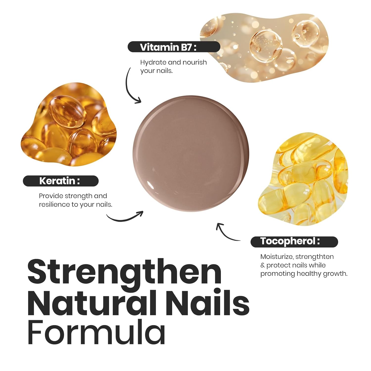 Beetles Fall Nail Polish Set Coconut Mousse 6 Colors, Nude Nail Polish Quick Dry Long Lasting Neutral Brown Red Pink Lacquer Glossy for Women Salon DIY Nail Art-BrightBean Baby