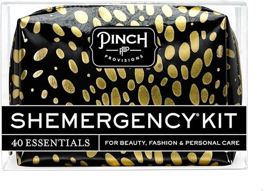 Pinch Provisions Shemergency Kit for Her, 40 Emergency Essential Items, Compact, Multi-Functional Pouch, Gift for Women, Birthday, Bachelorette Parties, and More!-BrightBean Baby