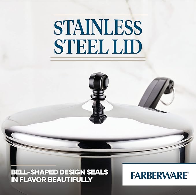 Farberware Classic Stainless Steel Saute Pan 2.75 Qt with Lid - Frying Pan