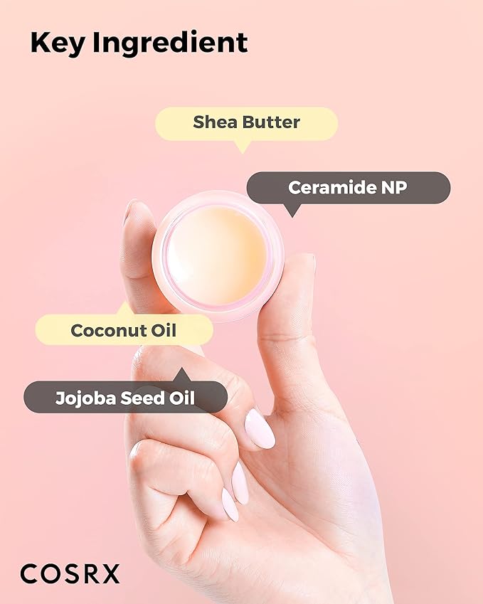 COSRX Lip Care Balm for Dry Chapped Lips, Enriched with Shea Butter, Sleeping Mask, Korean Skincare, Animal Testing-Free, Artificial Fragrance-Free, Parabens-Free (Lip Butter)-BrightBean Baby