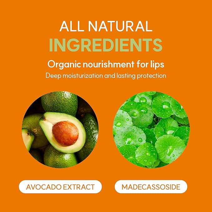 WELCOS FRUDIA Avocado Cica Relief Vegan Lip Balm | Hydrating Moisturizing Natural Organic Lip Balm | Korean Lip Balm-BrightBean Baby