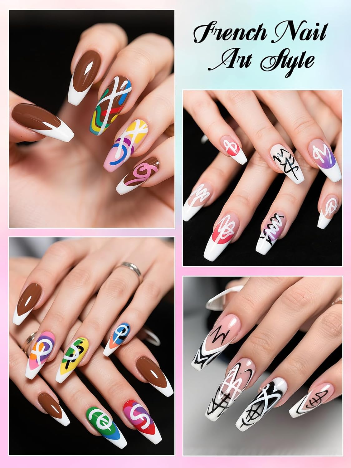 Kalolary 1PCS White Nail Art Pens，0.7mm Nail Polish Pens Quick Dry Long-last Nail Graffiti Dotting Painting Liner Nail Art Markers for DIY Nail Art Design-BrightBean Baby