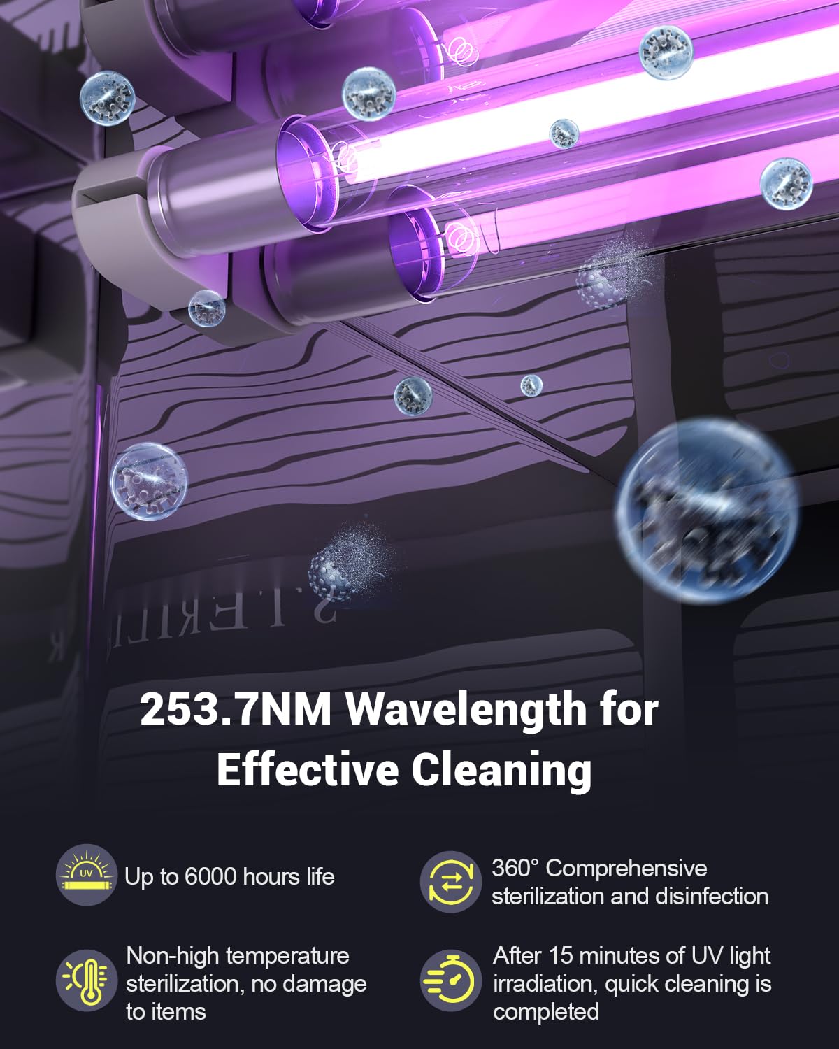 UV Sanitizing Cabinet (12L) Large Capacity - Metal Chemical-Free UVC Cleaner Box with Easy to Use Timer (5-60 Min) for Salon Tools, Manicure Supplies, Baby Bottles, Phones, Cutlery & More-BrightBean Baby