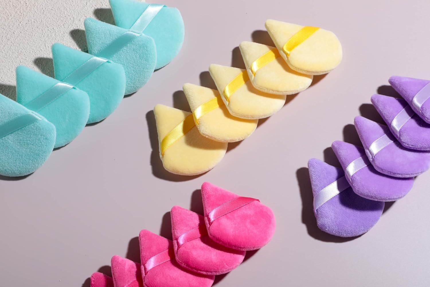 BS-MALL Makeup Sponge Set 20 Pcs – Premium Portable Super Soft Triangle Puff for Flawless Makeup Application,Beauty Cosmetic Applicators For Daily Use (Multicolored)-BrightBean Baby