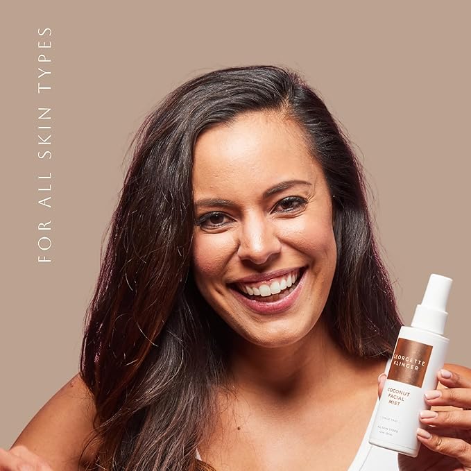 Georgette Klinger Coconut Facial Mist - Hydrating, Long-Lasting Makeup Setting Spray with Moisturizing Antioxidants for Dewy Matte Face, Protects and Plumps Dehydrated Skin - 4.2 oz-BrightBean Baby
