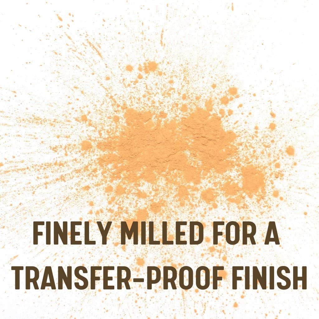 Beauty Bakerie Flour Setting Powder for Foundation, Loose Face Powder Makeup, Perfect for Oily Skin, Long-Lasting Matte Finish, Ideal for Baking and Blurring, 0.5oz, Plantain (Caramel)-BrightBean Baby