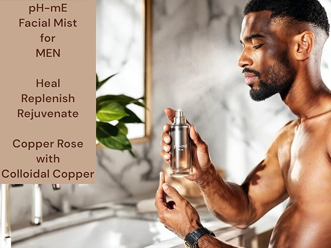 Hydrating Cleaning Face Mist, Copper Rose, Pure, Natural, Organic Ingredients Helps your Skin Reduce Wrinkles, Fine Lines, Inflammation, Acne, for Clear Beautiful Skin (2oz)-BrightBean Baby