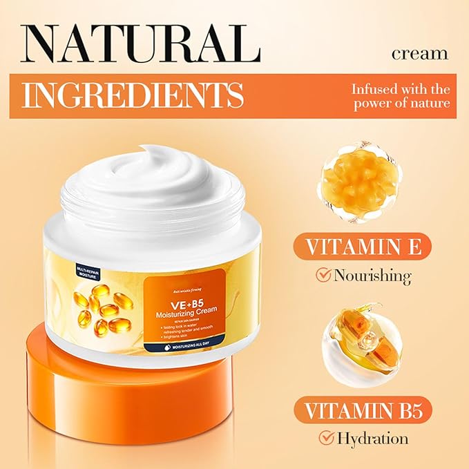 Vitamin B5 face routine set for women - women's skin care set - facial care set - Promote skin metabolism, moisturize, reduce oil, repair skin-BrightBean Baby