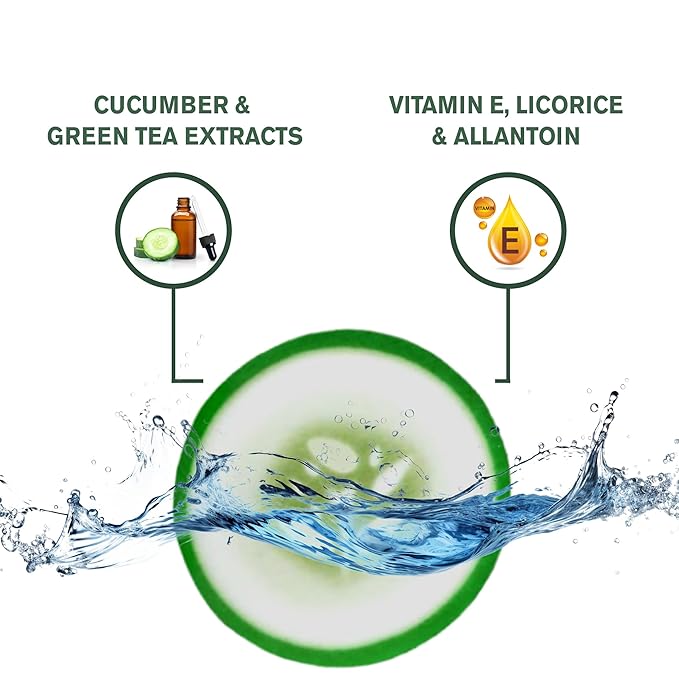 Fran Wilson NOURISH MY EYES Cucumber and Green Tea Pads - 36 Pads each (PACK OF 6) At-Home Spa Treatment to refresh and decrease puffiness under the eyes-BrightBean Baby