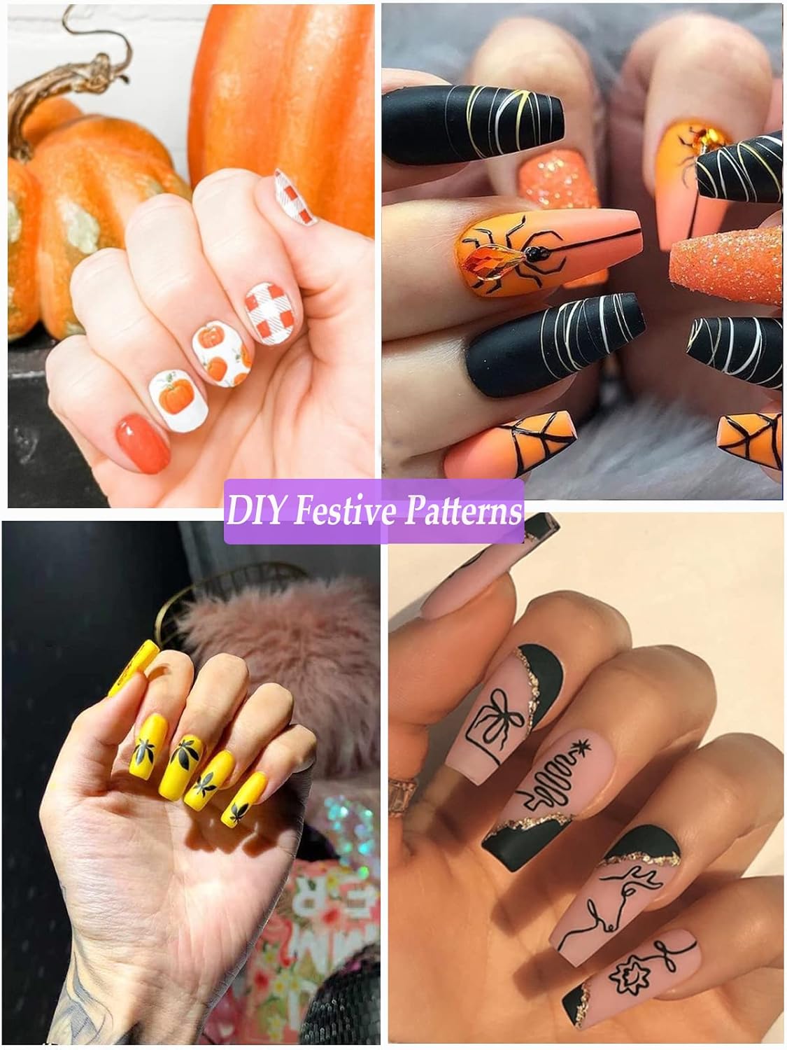 12 Color 3D Nail Art Pens Set, Kalolary Nail Point Graffiti Dotting Pen Drawing Painting Liner Brush for DIY Nail Art Beauty Adorn Manicure Tools-BrightBean Baby