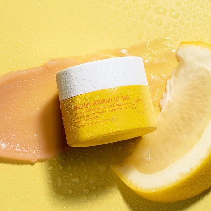 W7 Sweet Dreams Overnight Lip Mask Trio - Strawberry, Apple & Grapefruit Flavor 3 Pack - Vitamin E, Aloe Vera and Grape Seed Oil - For Hydrated, Full Looking & Irresistible Lips-BrightBean Baby