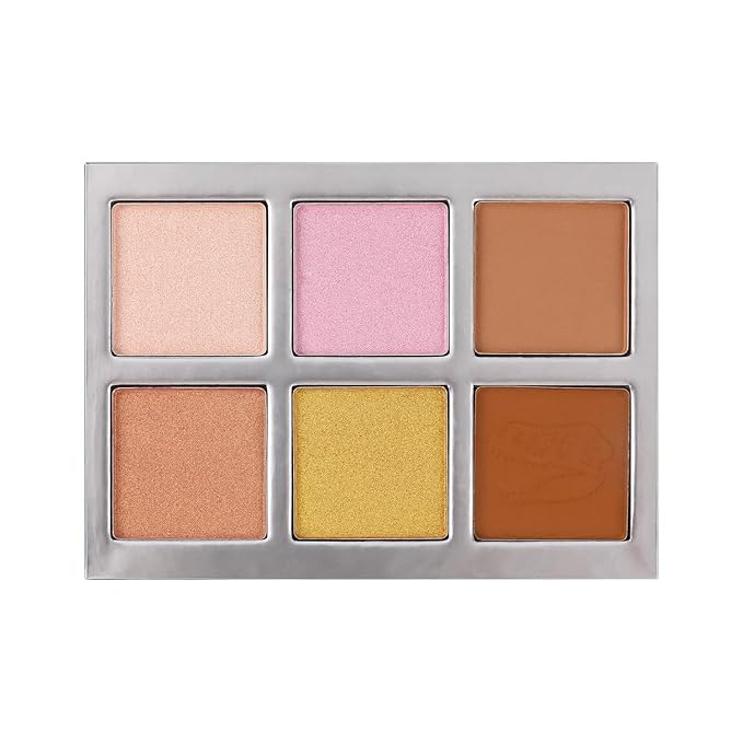 Profusion Cosmetics Jurassic Paddock Playground 6 Shade Face Palette, Achieve Stunning Look with Effortless Luminosity for Radiant and Glamorous Finish-BrightBean Baby