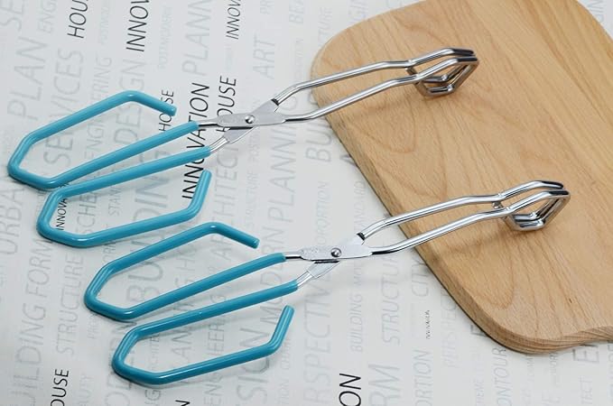 Kitchen Scissor Tongs 11-Inch Heavy Duty Stainless Steel Scissor Cooking Tongs