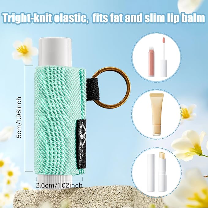 WK IEASON Lip Balm Holder Keychain Bulk Chapstick Holder Key chain-BrightBean Baby