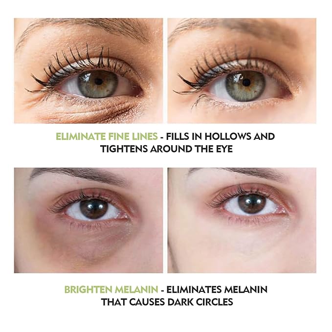 Retinol Eye Stick Anti Aging Eye Cream For Dark Circles and Puffiness, Fade Fine Lines and Firm Skin, Under Eye Balm Glow, Brightening Stick for Daily Anti-wrinkle Cream-BrightBean Baby