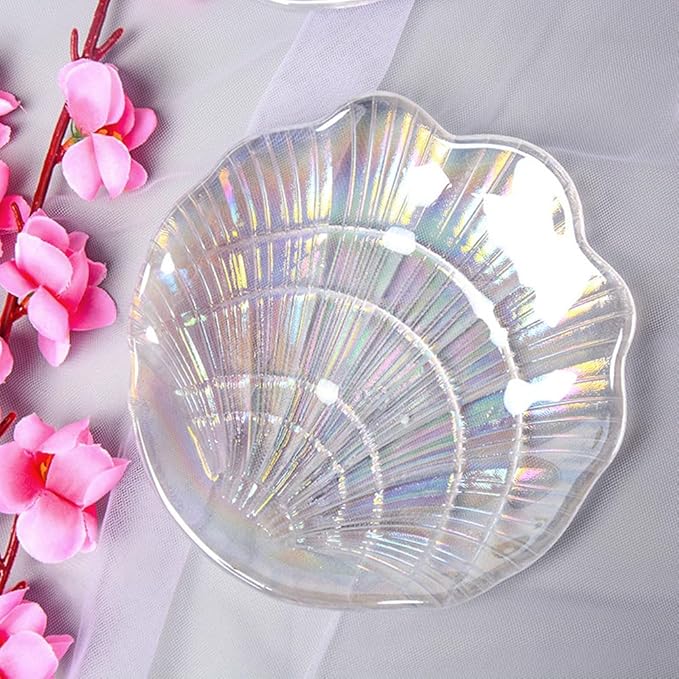 NOLITOY Colorful Nail Art Palette,Shell Nail Art Display Stand for Nail Displays,Nail Art Painting Palette Nail Gel Color Makeup Display Board-BrightBean Baby