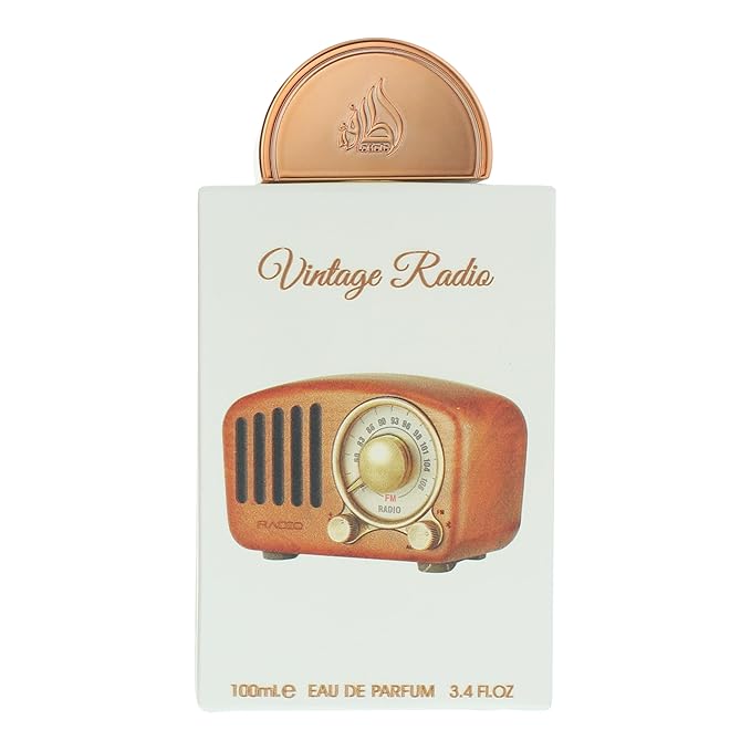 Lattafa Pride Vintage Radio for Unisex Eau de Parfum Spray, 3.4 Ounce / 100 ml-BrightBean Baby