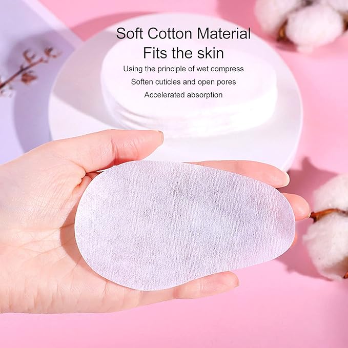 400pcs Disposable Eye Mask Paper, Moisturizing Pure Cotton DIY Sheet for Under Eye Dark Circles, Irritating DIY Eye Supplies-BrightBean Baby