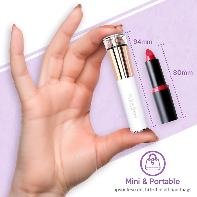 Portable Facial Hair Remover for Women – Painless, Fast & Precise Flawless Electric Razor & Epilator for Face, Lips, Chin Hair Removal – 18K Gold-Plated, 360° LED Light-BrightBean Baby