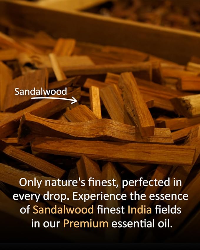 Pure Sandalwood Essential Oil, 100% Pure Natural Sandalwood Essential Oil, Premium Grade Essential Oils for Diffusers for Home, Skin, Care Massage, Soap Making, Aromatherapy, 4 Fl Oz | 120ml-BrightBean Baby