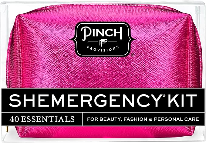 Pinch Provisions Shemergency Kit for Her, 40 Emergency Essential Items, Compact, Multi-Functional Pouch, Gift for Women, Birthday, Bachelorette Parties, and More!-BrightBean Baby