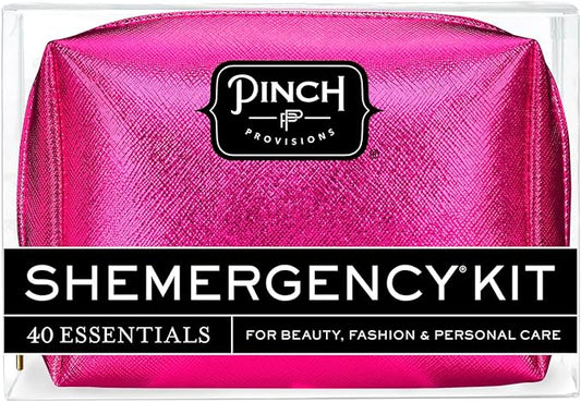 Pinch Provisions Shemergency Kit for Her, 40 Emergency Essential Items, Compact, Multi-Functional Pouch, Gift for Women, Birthday, Bachelorette Parties, and More!-BrightBean Baby