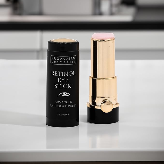 Advanced Retinol Eye Stick Balm - Hydrating Under Eye Stick Brightening Eye Cream with Peptides for Fine Lines, Wrinkles, Dark Circles & Puffiness - Unscented Anti Aging Eye Cream for Women & Men-BrightBean Baby