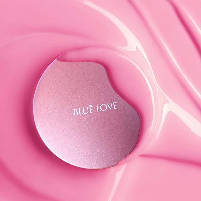 BLUE LOVE Cushion Liquid Blush - Silky Cheek Tint with Mirror, Natural Enhancer for a Radiant Finish, Contours & Highlights for Effortless Elegant (03 Pink Peony)-BrightBean Baby