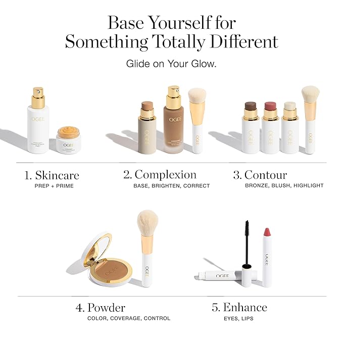 Ogee Complexion Perfecting Liquid Foundation - Lightweight Tinted Moisturizer For Face (Poplar 0.10C - Fair, White-Pink Undertones) - with Vitamin C & Jojoba Oil - Certified Organic & Made in USA-BrightBean Baby