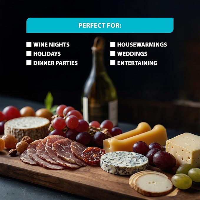 SlidingSusan Cheese Cutting Board - 11” Beech Wood with Silver Stainless Steel Slicer - Charcuterie Block for Hard & Soft Cheeses, Butter, Meat – Heavy Duty Handheld Kitchen Tool