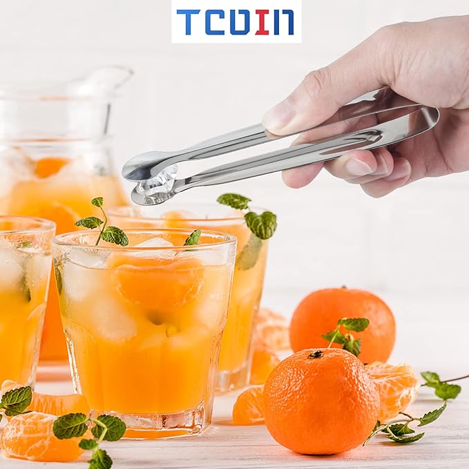 Small Serving Tongs,Ice Tongs,Sugar Tongs,Kitchen Tiny Tongs for Appetizers,18 PCS(4.3 Inch)